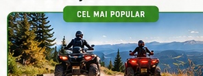 ATV pe traseu montan
