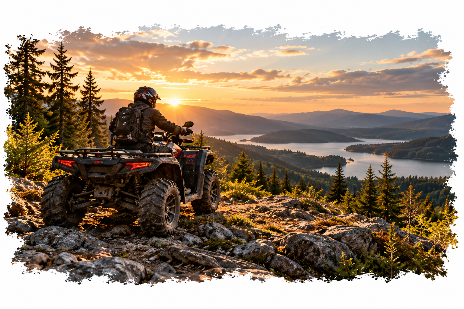 ATV Wild&Fun pe stânci cu panoramă în Munții Apuseni