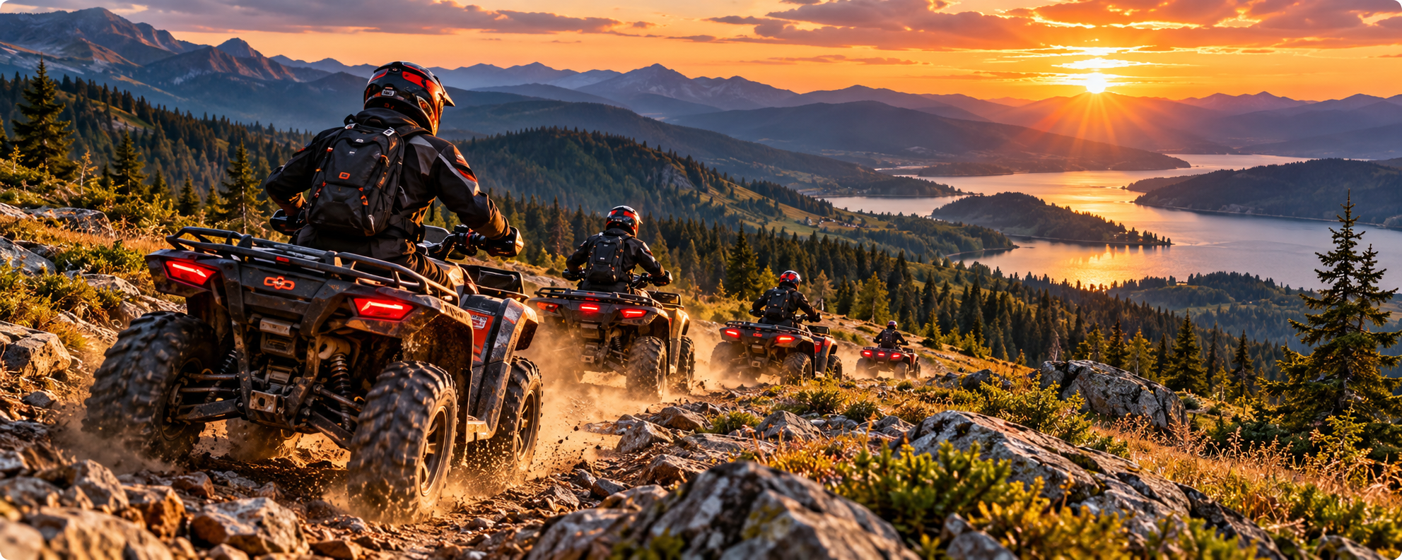 ATV-uri pe traseu off-road